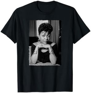 Anita Baker Black And White Portrait By Stephen Wright T-Shirt