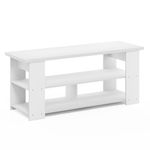 Furinno JAYA TV Stand Up To 55-Inch, White