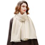 Pashmina Shawl Wraps for Women Scarf for Wedding Large Winter Beige Scarves Soft Shawls and Wraps for Evening Dresses