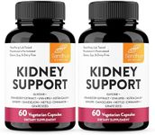 Sandhu's Kidney Cleanse Detox & Support Supplement for Men and Women | with Cranberry Extract | Helps Support Kidney & Urinary Tract Health | 60 Vegetarian Capsules (Pack of 2)