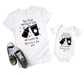 ecua Our 1st Mother's Day Shirt, Mommy and Me Shirt, First Mothers Day Outfit, First Mother's Day Bodysuit, Custom Mother's Day Matching Shirt, Mother's Day Gift, 1st Mothers Day Onesie