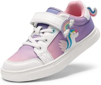 DREAM PAIRS Unisex-Child Sdfs2308k, Rainbow/White, 12 Little Kid