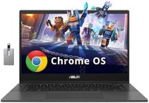 ASUS Chromebook CM1402 14" FHD Anti-Glare Laptop, MediaTek Kompanio 520, 4GB LPDDR4X, 64GB eMMC, HD Webcam, WiFi 6, Bluetooth, Chrome OS, Gravity Gray, 128GB Hotface USB Card