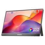 ARZOPA Portable Monitor, 16.1" FHD 1080P Kickstand 100% sRGB High Color Gamut Portable Laptop Monitor IPS Eye Care Screen for High-end Office & Entertainment - Z1C