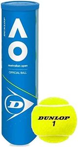 DUNLOP Australian Open (AO) Extra Duty All-Court Tennis Balls - 3 Ball Can (8 Cans)