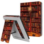 Fintie Stand Case for Kindle Paperwhite (Fits All-New 10th Generation 2018 / All Paperwhite Generations) - Premium PU Leather Protective Sleeve Cover with Card Slot and Hand Strap, Library