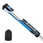 SAPLIZE Midsize Golf Putter Grip, Lightweight Golf Grips, Innovative Pistol Shape with Anti-Slip Pattern, Blue