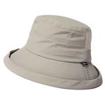 TOP-EX Sun Hat Women Wide Brim UV Protection Ladies Summer Bucket Hat Foldable Outdoor Sunhat for Safari Fishing UPF 50 & Waterproof Grey M