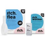 Itch - Small Dog Flea & Tick Treatment and Wormer Bundle for Dogs - Dogs 3kg-10kg - 3 Flea Pipettes and Itch Wormer-2 Tablets