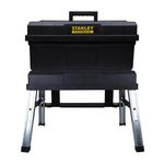 STANLEY FMST81083-1 150 kg Load Capacity Heavy-Duty Portable Plastic Work Step Tool Box, 25 inch