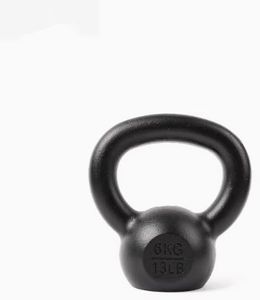 Cast Iron Kettlebells, Kettlebells Weights Home & Gym Equipment, Wide Grip Kettlebell Great for Weightlifting Strength Training, Full Body Workout & Crossfit Training (6KG)