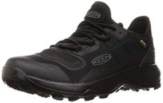 KEEN Men’s Tempo Flex Low Height Lightweight Waterproof Hiking Shoe, Triple Black, 15 D (Medium) US