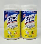 Lysol Advanced Disinfecting Wipes, Citrus Scented Thick Strong Wipe - 2 x 110 Count