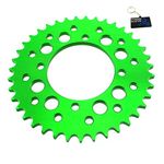 STONEDER Green 420 41 Teeth 76mm Aluminum Billet Rear Sprocket For SDG Wheel 50 70 90 110 125 140 150 160 170 180 190cc Chinese Pit Dirt Bikes Stomp Demon X WPB Orion M2R Lucky MX Thumpstar