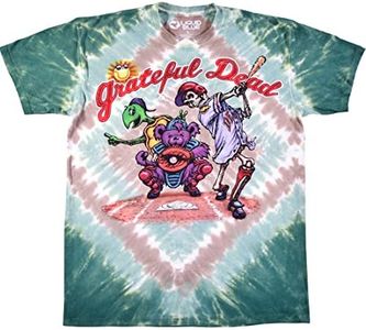 Liquid Blue Men's Standard Grateful Dead Spring Training Baseball, Tie Dye