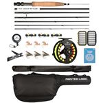 MASTER LOGIC Fly Fishing Rod and Reel Combo Starter Kit, 5-Weight 9 Foot Fly Fishing Rod, 7-Piece Graphite Fly Fishing Rod Kit Accessories