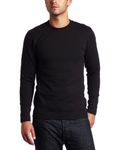 Duofold Men's Expedition Weight Two-Layer Thermal Tagless Crew - Black -