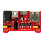 MakerSpot [2022 New Version] Breadboard Power Supply Board Module 3.3V/5V Dual Voltage with Fuse Protection