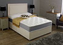 Jumpi Grey Memory Foam Hybrid Sprung Mattress with Cool Touch Sleep Surface 7.5" (4FT6 Double)