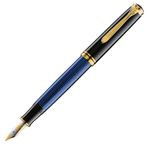Pelikan Luxury Souveran M800 Fountain Pen - Black/Blue