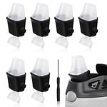 PEUTIER 6pcs Replacement Spout for Contigo, Soft Lids Replacement with Screwdriver BPA-Free Silicone Mouthpiece Parts Compatible with Contigo Aubrey Kids 14oz 20oz Newest Water Bottle