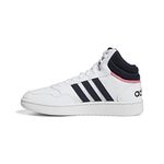 adidas Women's Hoops 3.0 Mid Classic Trainers, FTWR White/Legend Ink/FTWR White, 5 UK