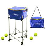 ASENVER Tennis Ball Cart Ball Hopper Basket Hold Up to 160 Balls for Tennis Ball