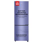 Haier 237 L, 3 Star, 8 In 1 Convertible, Twin Inverter Technology, Frost Free Double Door Bottom Mount Refrigerator (HEB-243SI-P, Storm Inox, 2024 Model)