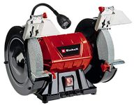 Einhell TH-BG 200L Bench Grinder - 2980 RPM, 200mm x 16mm Coarse and Fine Grinding Wheels (K36/K60) - Electric Bench Grinder Polisher for Grinding, Polishing and Sharpening