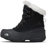 THE NORTH FACE Kids' Shellista Lace IV Insulated Snow Boot, TNF Black/TNF Black, 12