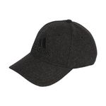 adidas Unisex Wool Baseball Cap, Dark Grey Heather/Black, M