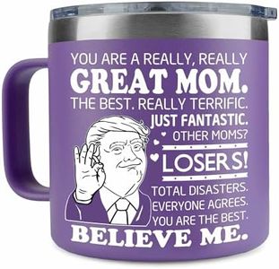 BECHUSKY Trump Mom Gifts - Trump Mom Mothers Day Tumbler Mug 14OZ - You Are A Really Really Great Mom Coffee Mug Funny Mom Cup You Are The Best Mom For Mom Mama From Daughter Son Christmas Birthday