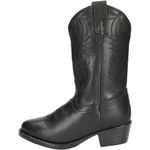 Smoky Children's Kid's Black Leather Western Cowboy Boot