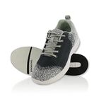 Pro Bowl Taktika - Bowling Shoes for Men Women Youth - Shoes with Sliding Soles for Adults Hobby and Leisure Players - Lightweight Sporty Breathable - Black/White - Various Sizes, white black, 11.5 UK