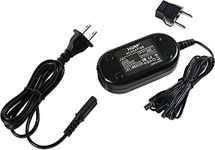 HQRP Replacement AC Adapter / Power Supply for JVC Everio GZ-MG130 / GZ-MG130U GZ-MG155 / GZ-MG155U GZ-MG255 / GZ-MG255U Digital Camcorder - (incl. USA Plug & Euro Adapter)