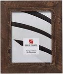 Craig Frames American Barn, Faux Barnwood Picture Frame, Brown Oak, 8 x 10 Inch