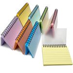 8 Packs Index Cards, 400 Sheets Flash Cards Coil Multicolor Flash Cards Revision Record Cards Note Taking Paper - 8 Colors - 5x3 Inches Each Coil Notebook