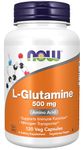 Now Foods L-Glutamine Capsules 500mg - 120 Capsules