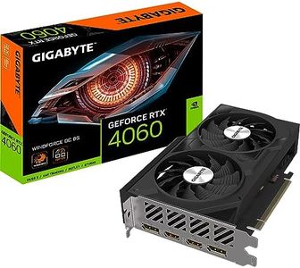 Gigabyte NVIDIA GeForce RTX 4060 WINDFORCE OC Graphics Card - 8GB GDDR6, 128-bit, PCI-E 4.0, 2475MHz Core Clock, 2X DP 1.4, 2X HDMI 2.1a, NVIDIA DLSS 3 - GV-N4060WF2OC-8GD