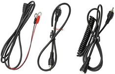 Snowmobile Helmet Heated Visor Electric Shield Replacement Power Cord Wiring Kit (RCA Style) Orange Cycle Parts