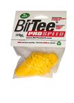 BirTee Golf Tees - PRO Speed Version with Enhanced Durability - 8 Pack. Indoor Golf Tees/Golf Simulator Tees/Winter Golf Tees. (Yellow)