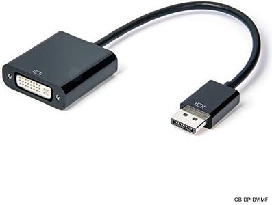 High-Resolution DisplayPort DP to DVI Adapter with Secure Latch 0.2m