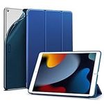 ESR Case Compatible with iPad 9th Generation (2021), 8th Generation (2020), 7th Generation (2019), Slim Protective 10.2-Inch Case, Shock-Resistant TPU Back, Auto Sleep/Wake, Frosted Blue