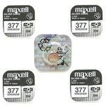 5 x Maxell SR626SW SR626 AG4 377 1.55v Watch Batteries