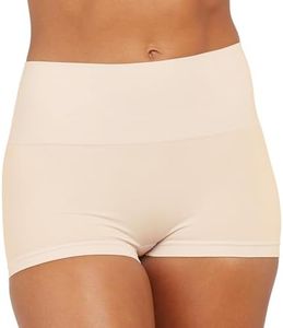 SPANX Everyday Shaping Boyshort - Core Control Shapewear Underwear - Invisible Under Clothes - Seamless Design - No-Show, Soft Nude, Medium