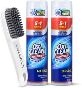 Oxi, Clean Max Force Stain Remover 6.2 Ounce 2-Pack – Stain Stick for Clothes, – Stain Grabbing Nubs Grease Stain Remover for Clothes – Gel Stain for 5 Stain Types