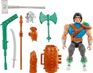 Masters of the Universe Origins Turtles of Grayskull Casey Jones Action Figure Toy, 16 Articulations, Armor & Weapons, TMNT & MOTU Crossover, HTH16