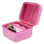 Khanka Hard Carrying Case Replacement for MOREXIMI Kids Camera,Digital Camera, Case Only, Pink, Camera Case