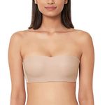 Wacoal Women's Basic Mold Non Wire Strapless Padded Bra (Beige, 34B)