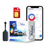 FeTaca EC08 Wired GPS Tracker for Car/Bike, Truck etc | AI Features | Live Location + Engine ON-Off Alerts | Anti-Theft | Installation Support | 1 Month SIM Data & Software Subscription |